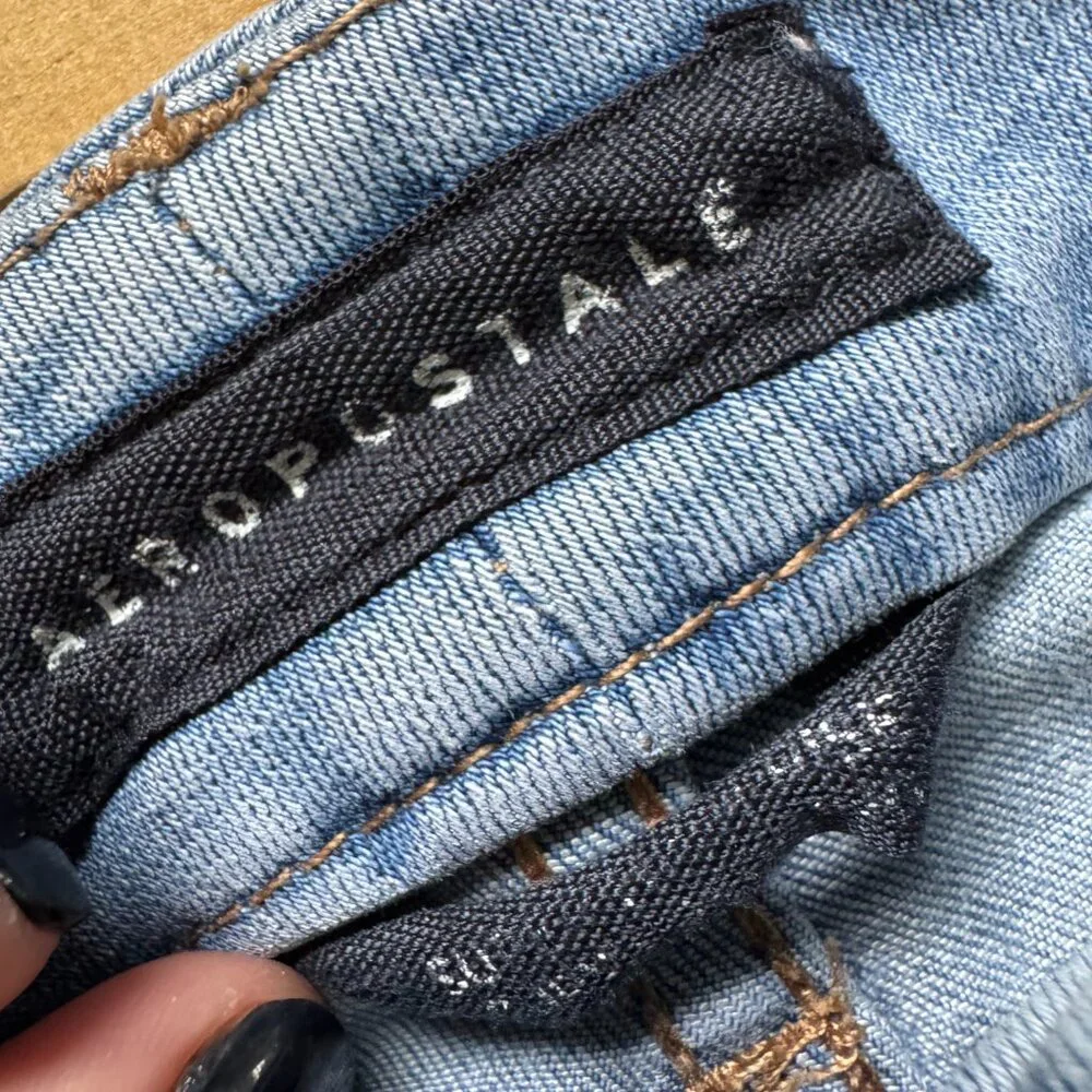 🔥 4 for $20 DEAL 🔥 Aeropostale Skinny Jeans Women’s Size 00 - Picture 3 of 6